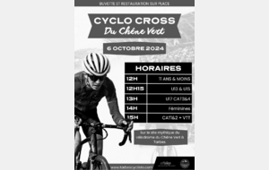 CYCLOCROSS DU CHENE VERT